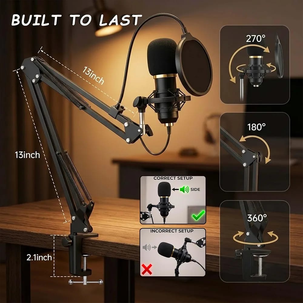 🎙️ Pack Microphone BM800 + Carte Son X60